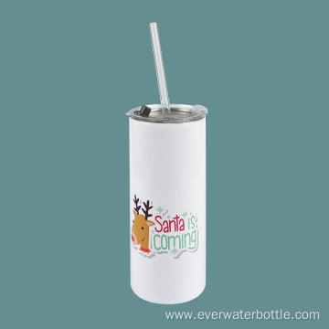 340mL Heat Transfer Insulated Tumbler With Straw